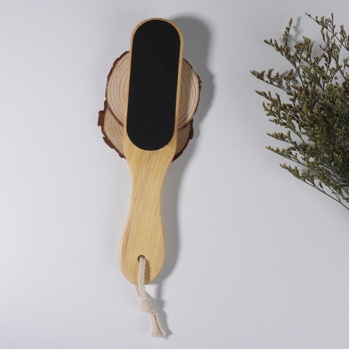 Пилка для ног, наждачная, двусторонняя, 29 см, деревянная Пилка для ног, наждачная, двусторонняя, 29 см, деревянная