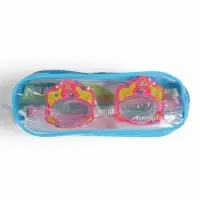 Очки для плавания детские ONLYTOP Swim &laquo;Русалка&raquo;, беруши, цвет розовый
