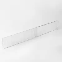 Пластиковый обламывающийся разделитель c передним ограничителем 6 см, 18.5-38.5&times;3.5&times;6 см