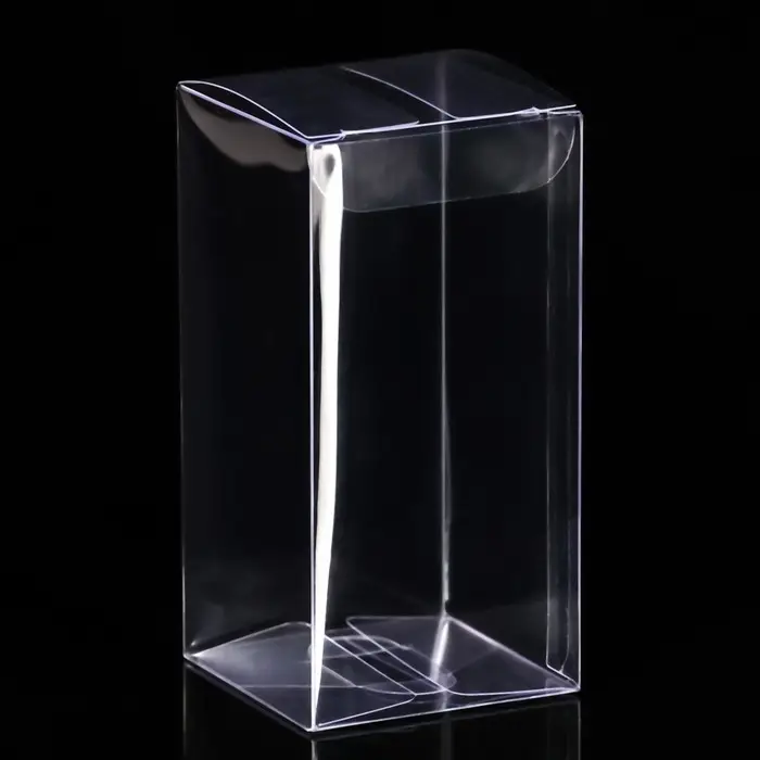 Складная прозрачная коробка из PVC, для упаковки подарков, 5×5×10 см Складная прозрачная коробка из PVC, для упаковки подарков, 5×5×10 см