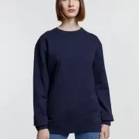 Свитшот унисекс Columbia, темно-синий, размер 4XL