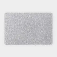 Салфетки сервировочные на стол Доляна &laquo;Фейерверк&raquo;, 4 шт., 30&times;45 см, серебряные