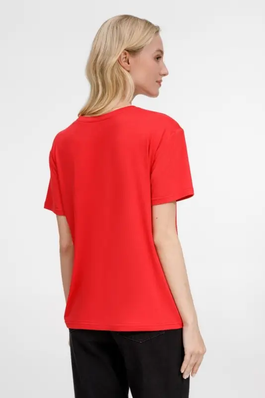 Футболка унисекс Senti, красная, размер S Футболка унисекс Senti, красная, размер S