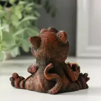 Фигурка полистоун &laquo;Кот на рыбалке&raquo;, 10 см
