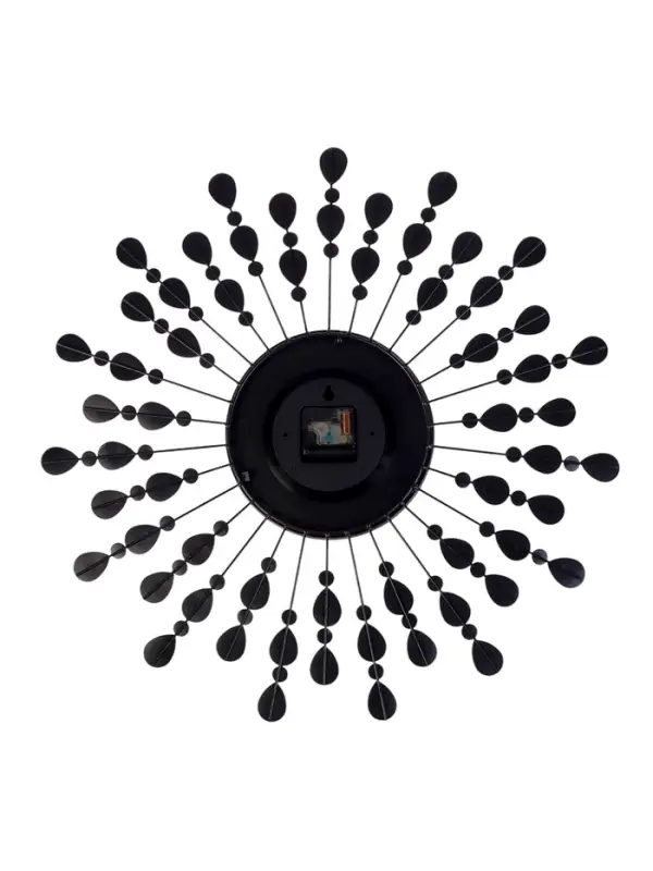 Часы настенные интерьерные &laquo;Лепестки&raquo;, металл, бесшумные, плавный ход, d=59 см, циферблат d=22 см, от батарейки 1&times;АА