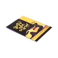 Блокнот А6, 32 листа в клетку на скрепке "Мэн микс", обложка мелованный картон, блок офсет, МИКС