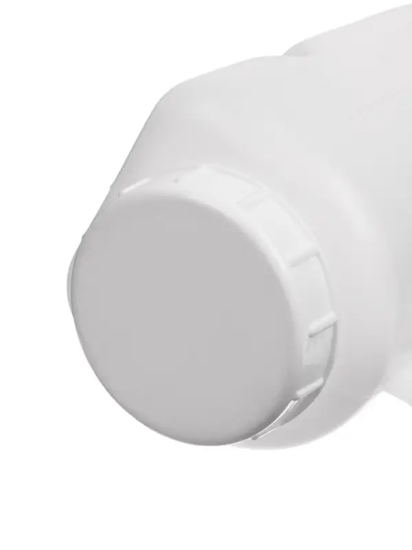 Бутылка для выпойки телят, 2 л, с ручкой, с крышкой, пластик, белая