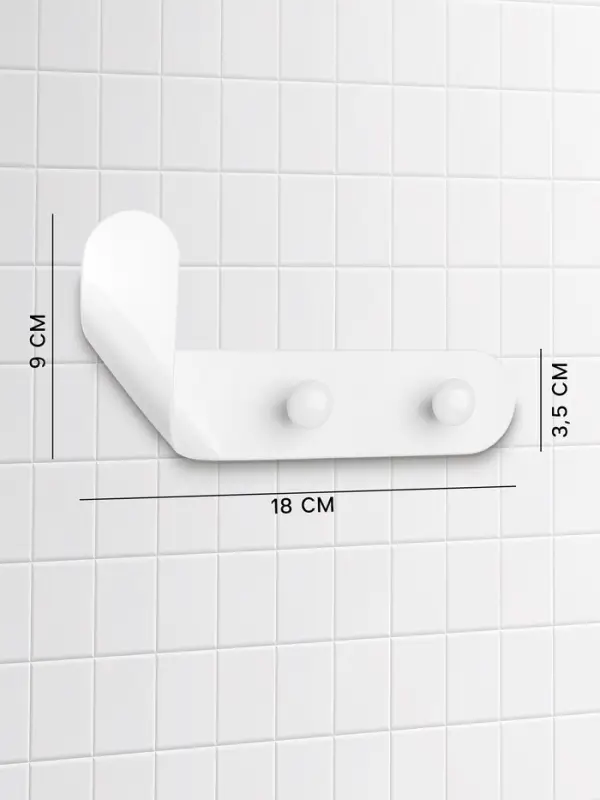 Крючок самоклеящийся Доляна Blisst, 18&times;3.5&times;9 см