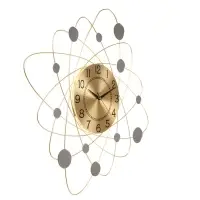 Часы настенные интерьерные &laquo;Носталия&raquo;, серия: Ажур, дискретный ход, d=60 см, циферблат d=22 см, от батарейки 1&times;АА