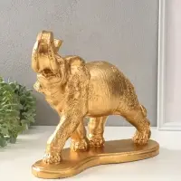Копилка для денег &laquo;Слон индийский&raquo;, гипс под золото, 35&times;40&times;15 см