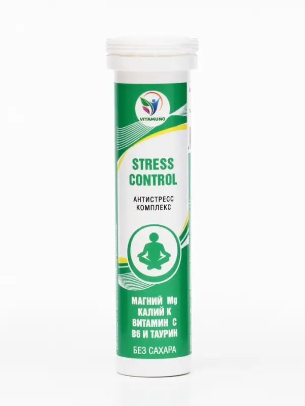 Напиток Stress Control Vitamuno, 10 шипучих таблеток