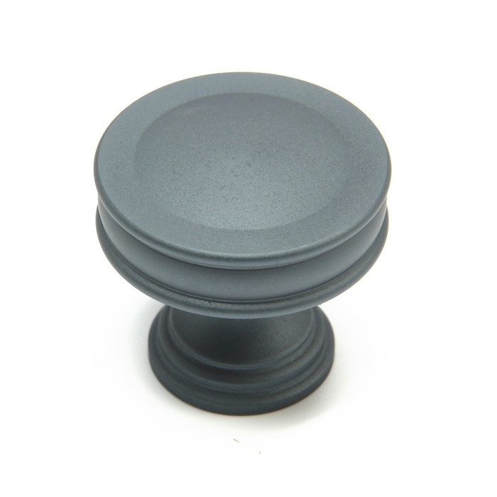 Ручка-кнопка CAPPIO PK324, d=30 мм, цвет графит, 8 шт.