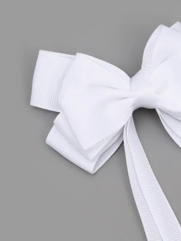 Бант для волос на заколке с лентами, белый, Принцессы Дисней