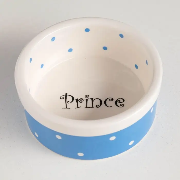 Миска малая Prince, 100 мл, 8.5&times;3.5 см, керамика, голубая