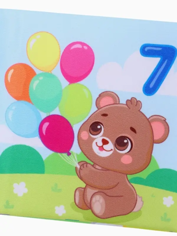 Книжка-шуршалка Крошка Я &laquo;Веселые цифры&raquo;, 12&times;12 см