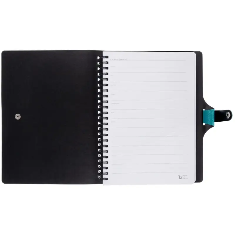 Ежедневник Strep Front на заказ, недатированный, бирюзовый Ежедневник Strep Front на заказ, недатированный, бирюзовый