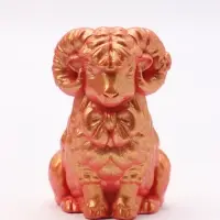 Фигурка декоративная &laquo;Баран с бантом&raquo;, 7&times;4&times;4 см, красная