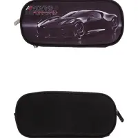 Пенал - футляр deVENTE Luxury Car, 95&times;220&times;70 мм, мягкий, на молнии, 1 отделение, текстиль, чёрный