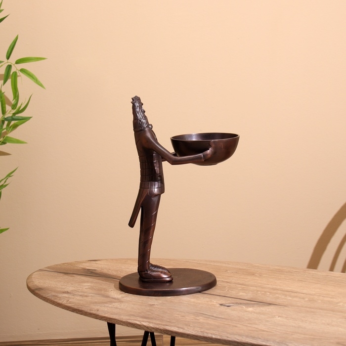 Чаша Чаша "Петушок угощает" алюминий 21х25х41 см