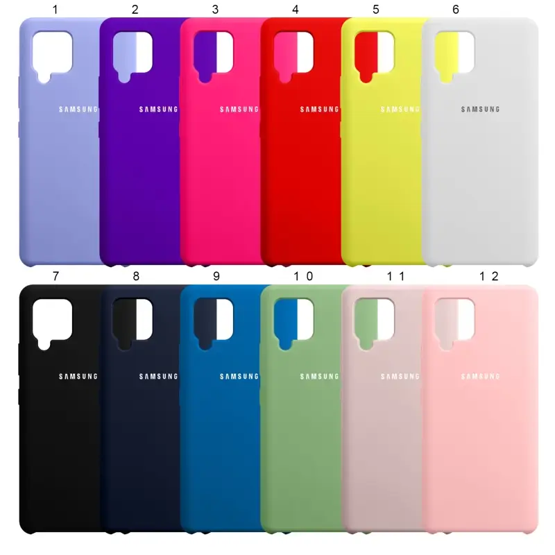 Чехол Samsung A42 Silicone Cover