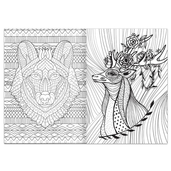 Раскраска «Антистресс», 68 стр., формат А4 Раскраска «Антистресс», 68 стр., формат А4