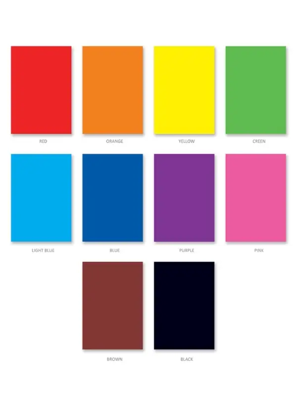 Бумага цветная ErichKrause. Jolly Friends, А4, 10 цветов, 10 листов, односторонняя, мелованная, на склейке Бумага цветная ErichKrause. Jolly Friends, А4, 10 цветов, 10 листов, односторонняя, мелованная, на склейке