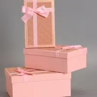 Наборок коробок 3 в 1 прямоугольные 23*16*9.5 21*14*8.0 19*12*6.5 см