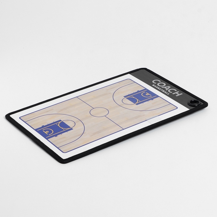 Тактическая двусторонняя магнитная доска для баскетбола, 38 х 23 см Тактическая двусторонняя магнитная доска для баскетбола, 38 х 23 см