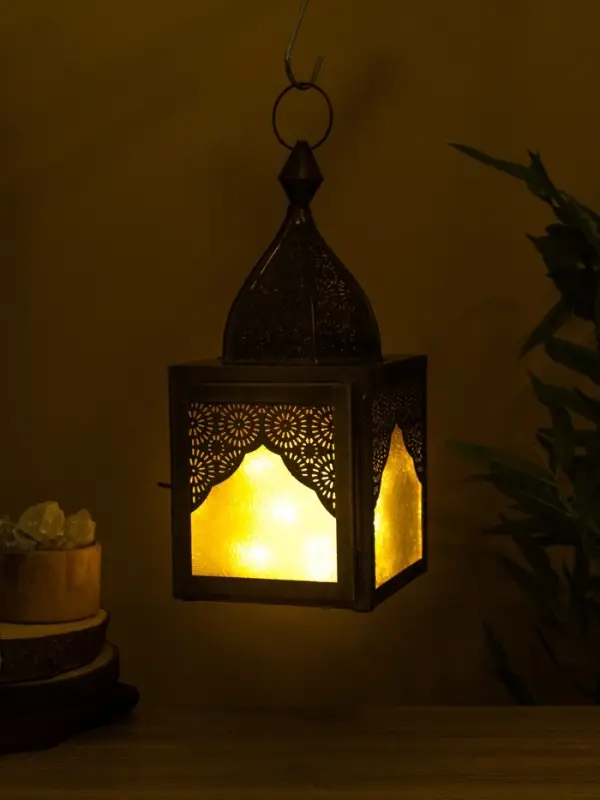 Подсвечник фонарь "Купол" железо 16х15,5х34,5 см