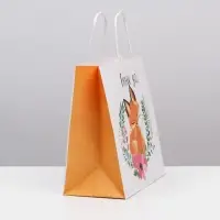 Пакет подарочный, упаковка, «Благодарю», 22 х 22 х 11 см