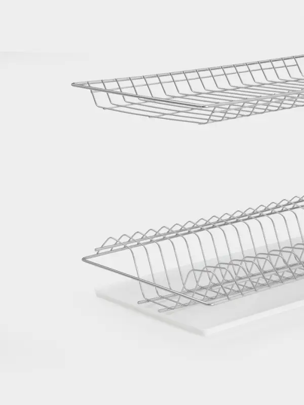 Сушилка для посуды с поддоном для шкафа 50 см, 46.5&times;25.6 см, хром