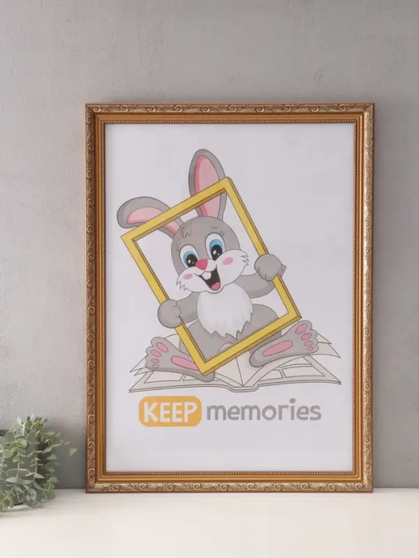 Фоторамка для фото 50&times;70 см &laquo;Любава&raquo;, пластик, коричневый, (пластиковый экран)