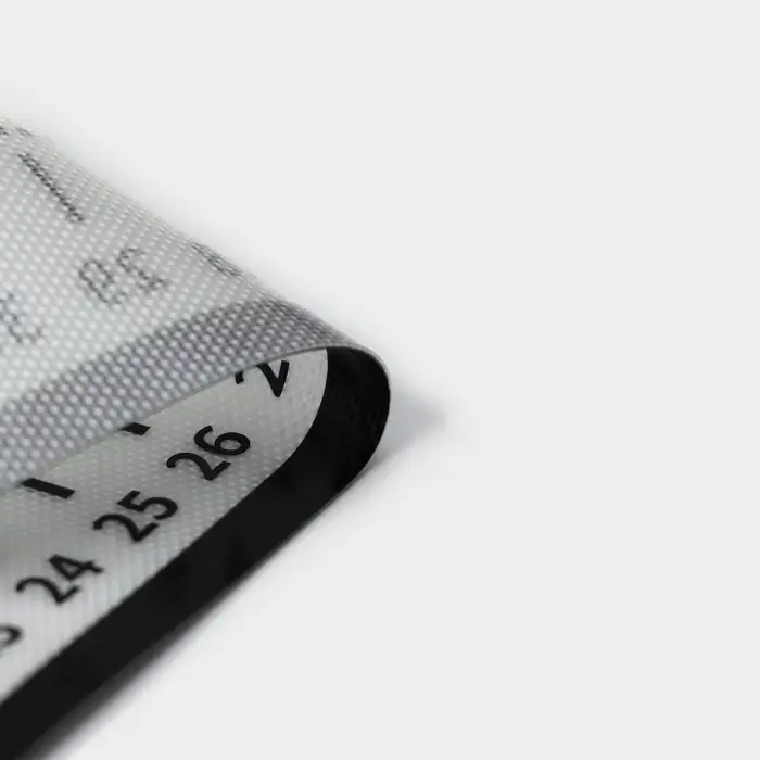 Коврик для выпечки и раскатки теста с разметкой, армированный, силикон, 60&times;50 см, чёрный