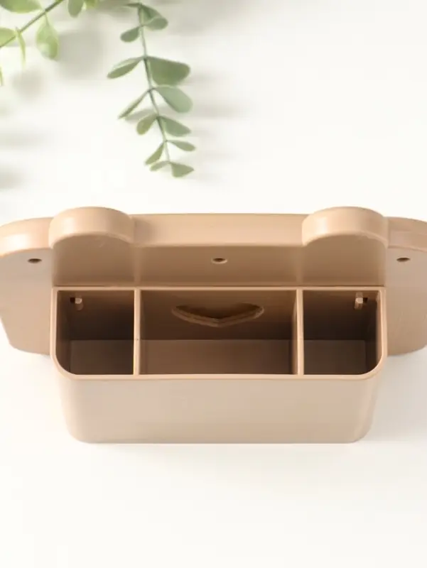 Фоторамка пластик карандашница 10х15 см "Мишутка" бежевый 5х17,2х15,3 см