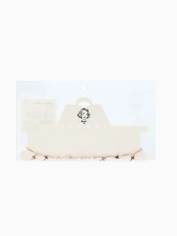 Чокер &laquo;Металлика&raquo;, крестики, цвет золото, L=30 см