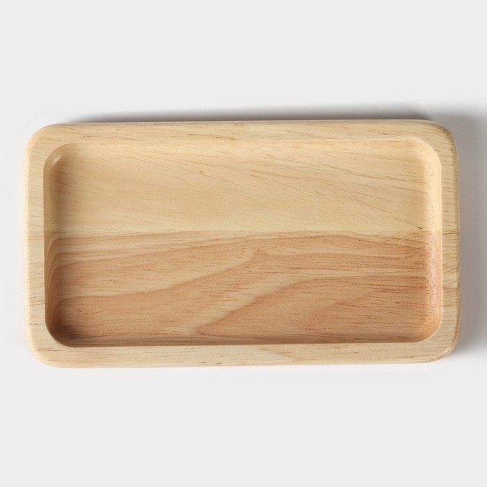 Менажница Magistro Tropical, 18×10×1,8 см, каучуковое дерево Менажница Magistro Tropical, 18×10×1,8 см, каучуковое дерево