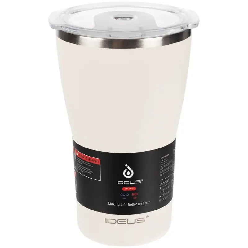 Термостакан Sapporo, белый (молочный) Термостакан Sapporo, белый (молочный)