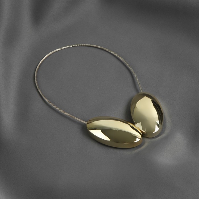 Подхват для штор, 6 × 3,5 см, цвет золотой Подхват для штор, 6 × 3,5 см, цвет золотой