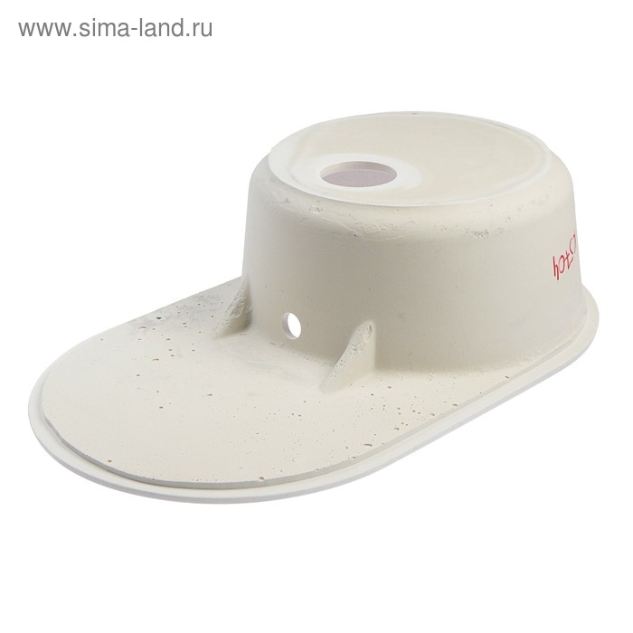 Мойка кухонная из камня ZETT lab. 110/Q7, 730x450x210 мм, матовая, цвет хлопок Мойка кухонная из камня ZETT lab. 110/Q7, 730x450x210 мм, матовая, цвет хлопок