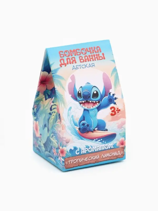 Бомбочка для ванны 40г в коробке, детская, Монстрик