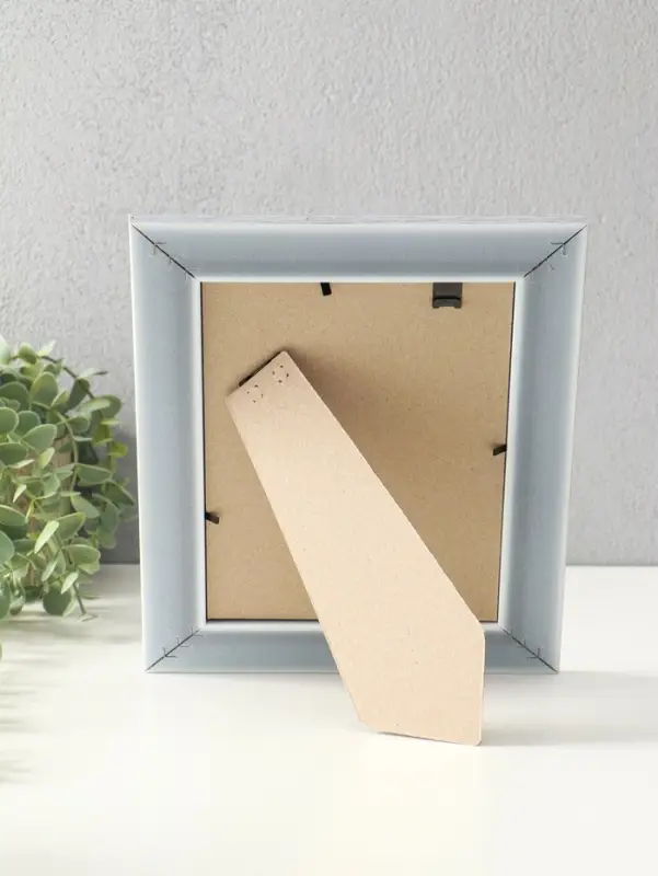 Фоторамка для фото 15х21 см "Luxe Elegance" пластик, серо-голубой, (пластик экран)