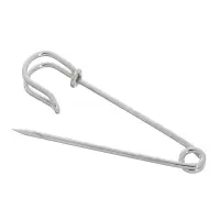 Булавка 4.5&times;1.2 см (набор 5 шт.), СМ-208-3, цвет серебро