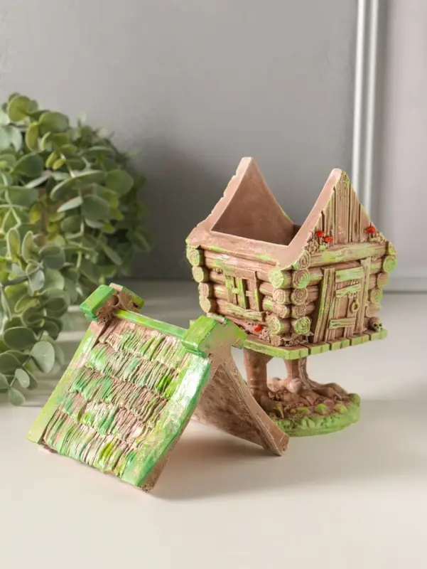 Шкатулка "Избушка на курьих ножках"  18х10х10 см