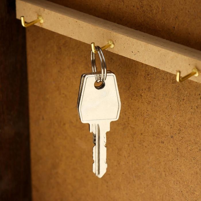 Ключница Ключница "Букет сирени" венге 19х24 см