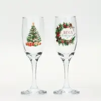 Бокалы для шампанского новогодние &laquo;Новый год&raquo;, 2 шт. по 170 мл