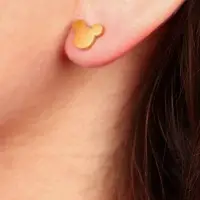 Серьги, набор украшений &laquo;Минни Маус&raquo;, золотой