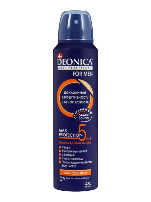 Антиперспирант DEONICA FOR MEN 5Protection, 150 мл