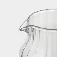 Кувшин стеклянный "Богема.Дольки", 1000 мл, 12,5х16х20,5 см