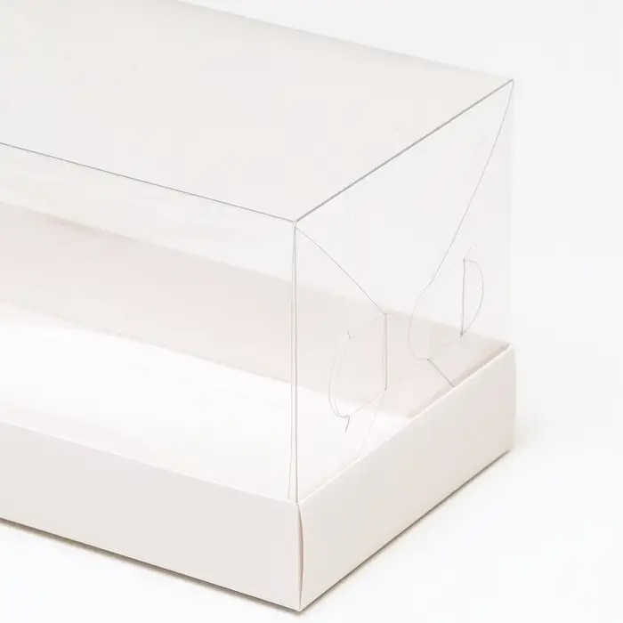 Коробка с прозрачной крышкой &laquo;под рулет&raquo; 30&times;12&times;12 см Кондитерская упаковка