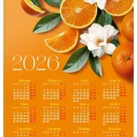 Календарь 2026 «Цитрус», А3